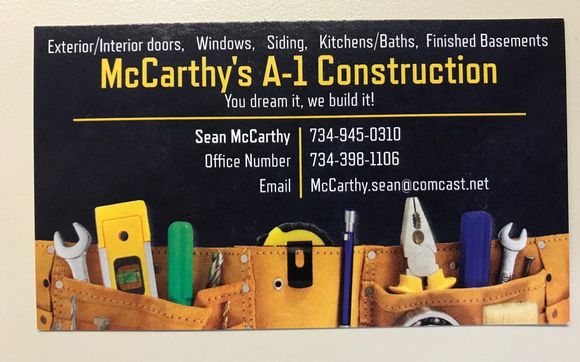 Basement & Attic Finishing by McCarthy's A-1 Construction Inc.