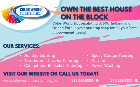 Home Improvement Services by Color World Housepainting IN and IL