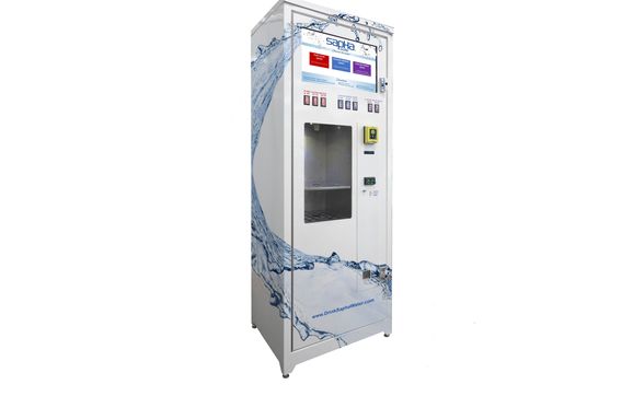 Commercial Alkaline Ionized water Vending Machines by Sapha Water Vending