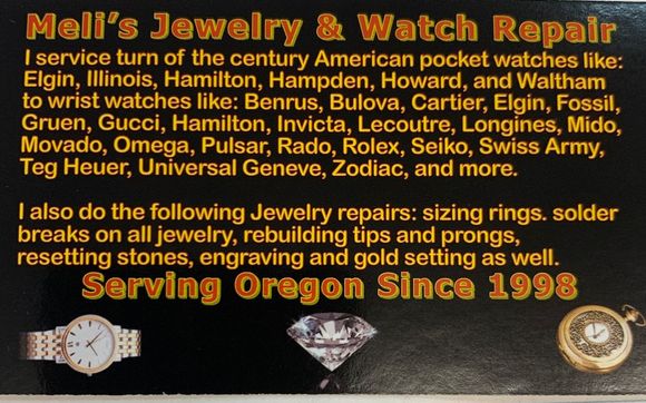 Meli s Jewelry Watch Repair Salem OR Alignable