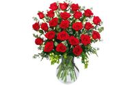 24 RADIANT ROSES RED ROSES  by What’s Bloomin Now Floral