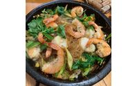 Gluten free noodle dish with seafood. by Global Cuisine Consulting