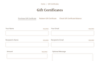Gift certificates by TipTop Co-Op