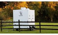 Luxury mobile restroom trailers by A&C Septic Service and Portable Toilets