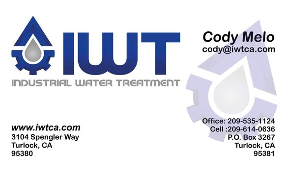 Sales, servicing, and maintaining water treatment equipment by Industrial Water Treatment