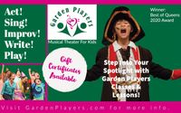 Gift Certificates by The Garden Players