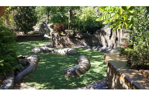 Water gardens and event facilities. by THE OASIS RANCH MINI GOLF