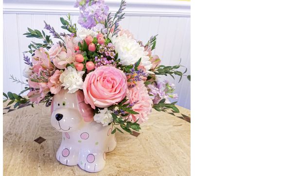 New Baby Flowers  by Jacqueline's Flowers & Gifts and Cafe Flora