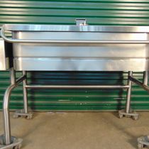 Groen 40 gallon tilt skillet 40 gallon braising pan by Bulger Equipment