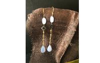 Mixed metal and chalcedony  by Stellar Gems & Jewelry