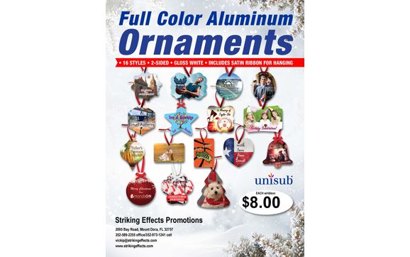 CAPTURE THE YEAR IN ORNAMENTS by Striking Effects Promotions