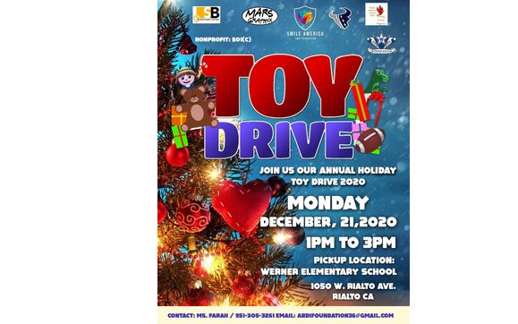Holiday Toy Drive  by Smile America Abdi Foundation