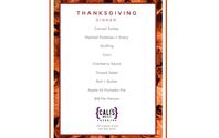 Cali's West Thanksgiving Dinner  by Cali's West Catering