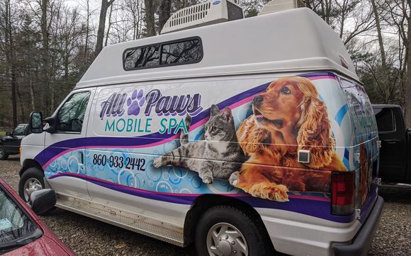 All paws best sale mobile grooming