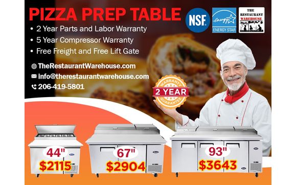 Pizza Prep Table by The Restaurant Warehouse