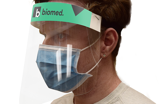 A Front Line Essential  |  Branded Face Shields now Available at Discounts by Duke Printing + Graphics |  A Division of Peacock Letterpress
