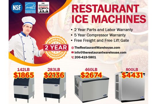 Commercial Ice Maker by The Restaurant Warehouse