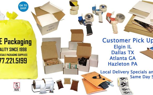 Packaging supplies - Local Pick Up - Tax Savings! by GBE Packaging