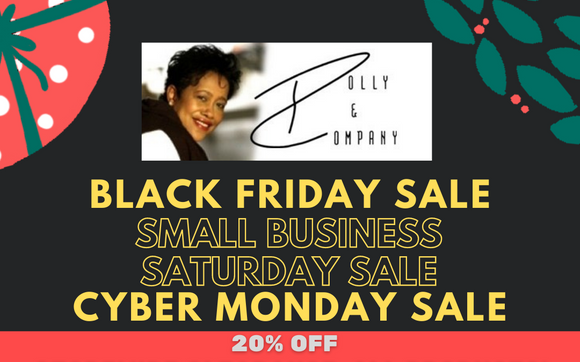    "BLACK FRIDAY SALE"  by Polly & Co