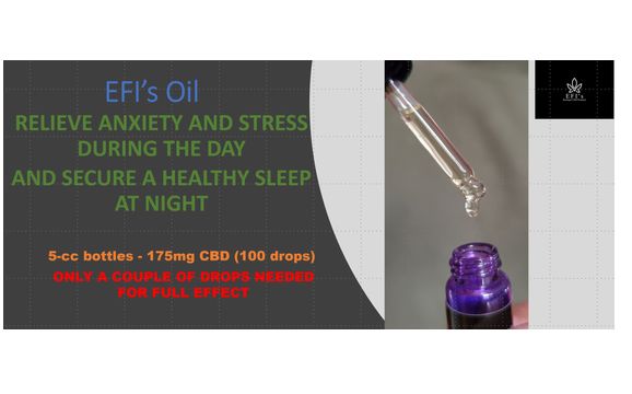 Struggling with Anxiety and Stress? A Solution! by EFI's CBD