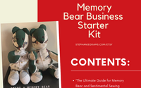 Memory Bear Sewing Business Reference Guide by Stephanie Grams 