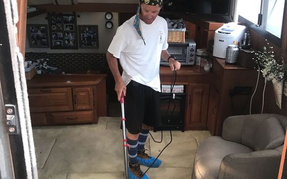 upholstery cleaning and tile & grout as well by Scott's steamer carpet cleaner