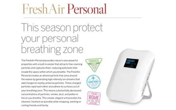 Vollara personal fresh deals air