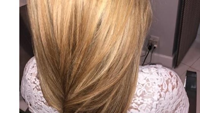 Highlight and color by Maggy Jade Salon & Spa