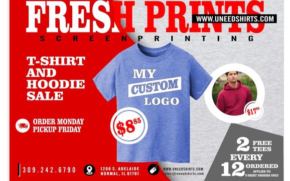 Screen Printing Embroidery by Fresh Prints Screen Printing in