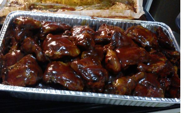 Delivery by Smileys's Jerk Chicken Hut  www.smileyshottpicz.ca