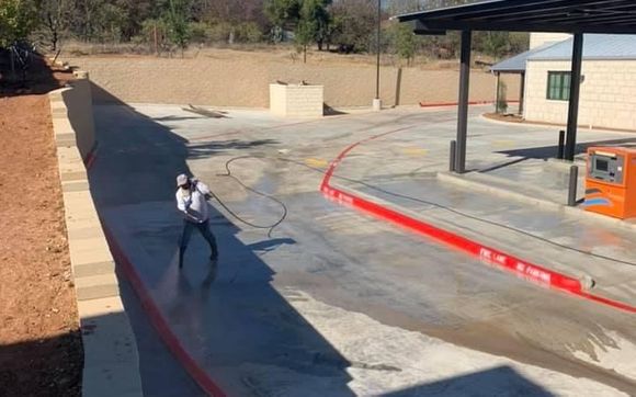 Pressure Washing  by Sealcoat Specialists LLC