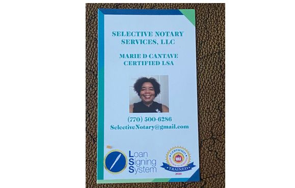 Certified Mobile Notary Public by SELECTIVE NOTARY SERVICES, LLC