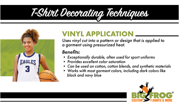 Vinyl Decoration by Big Frog Custom T-Shirts & More