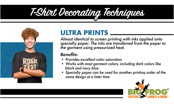 Ultra Print Decoration by Big Frog Custom T Shirts More in Omaha