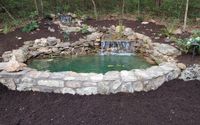 Michael Hoffman pond Eubank KY. by Rock Castles Landscaping