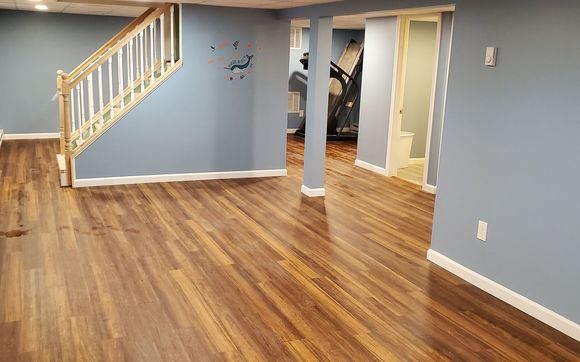 Full rec room design and build out by Custom Woodwork ETC