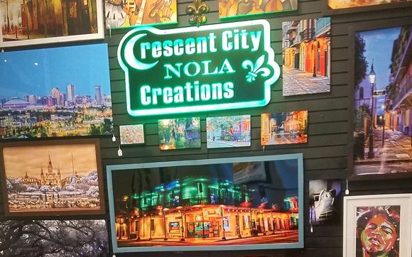 Metal and Glass Art by Crescent City Nola creations
