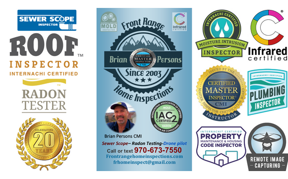 Home inspection by Brian Persons Front Range Home Inspections