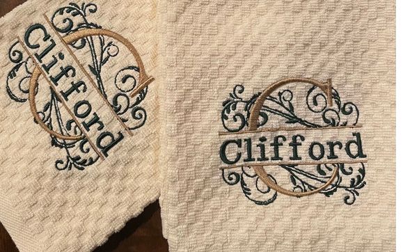 Custom Embroidered Kitchen Towels By Kellytwins In West Islip Ny Alignable