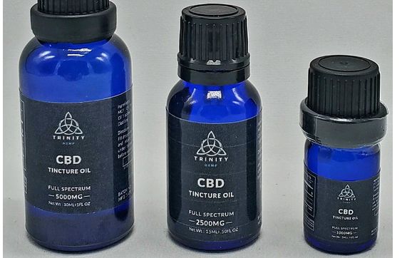 Full Spectrum CBD Tincture Oil  by Trinity Hemp