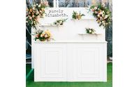 Elizabeth Romantic White Bar by Provenance Rentals