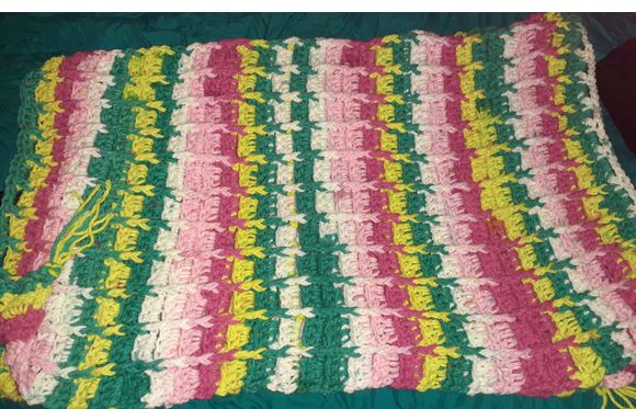 Handmade crochet blanket  by Teresa Orr