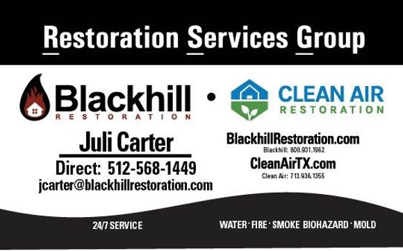 Fire, Flood, Mold, Bio hazard, Crime scene, All Property Damage by Juli Carter Blackhill Restoration & Roofing Systems