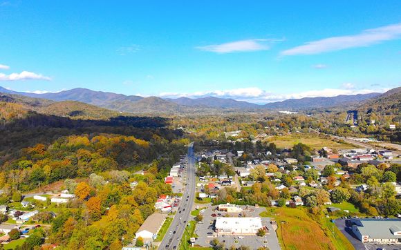 Aerial photographs and video by Blue Ridge Mountain Drones