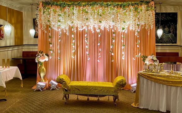 Engagement backdrop by RJ Best Events in Towson, MD - Alignable