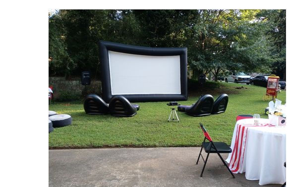 Backyard or Outdoor Movie Night  by WhimsiCo Events, LLC