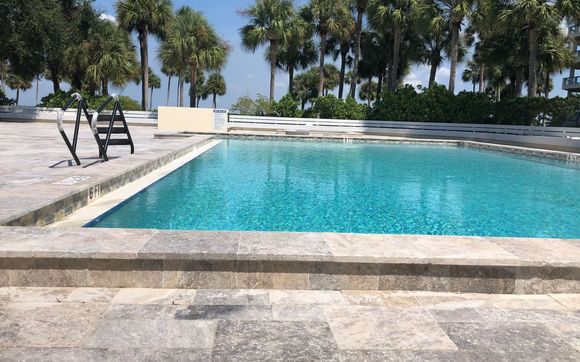 Silver Travertine installation! by Paver Mac
