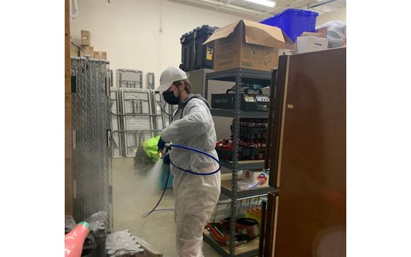 Disinfecting and sanitize  by DCS Cleaning and Handyman Service