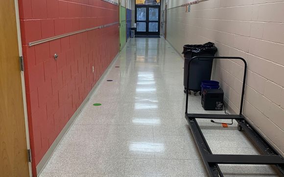 Floor stripping and waxing  by DCS Cleaning and Handyman Service