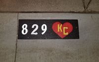Reflective Curb Numbers by LTs Reflective Technology